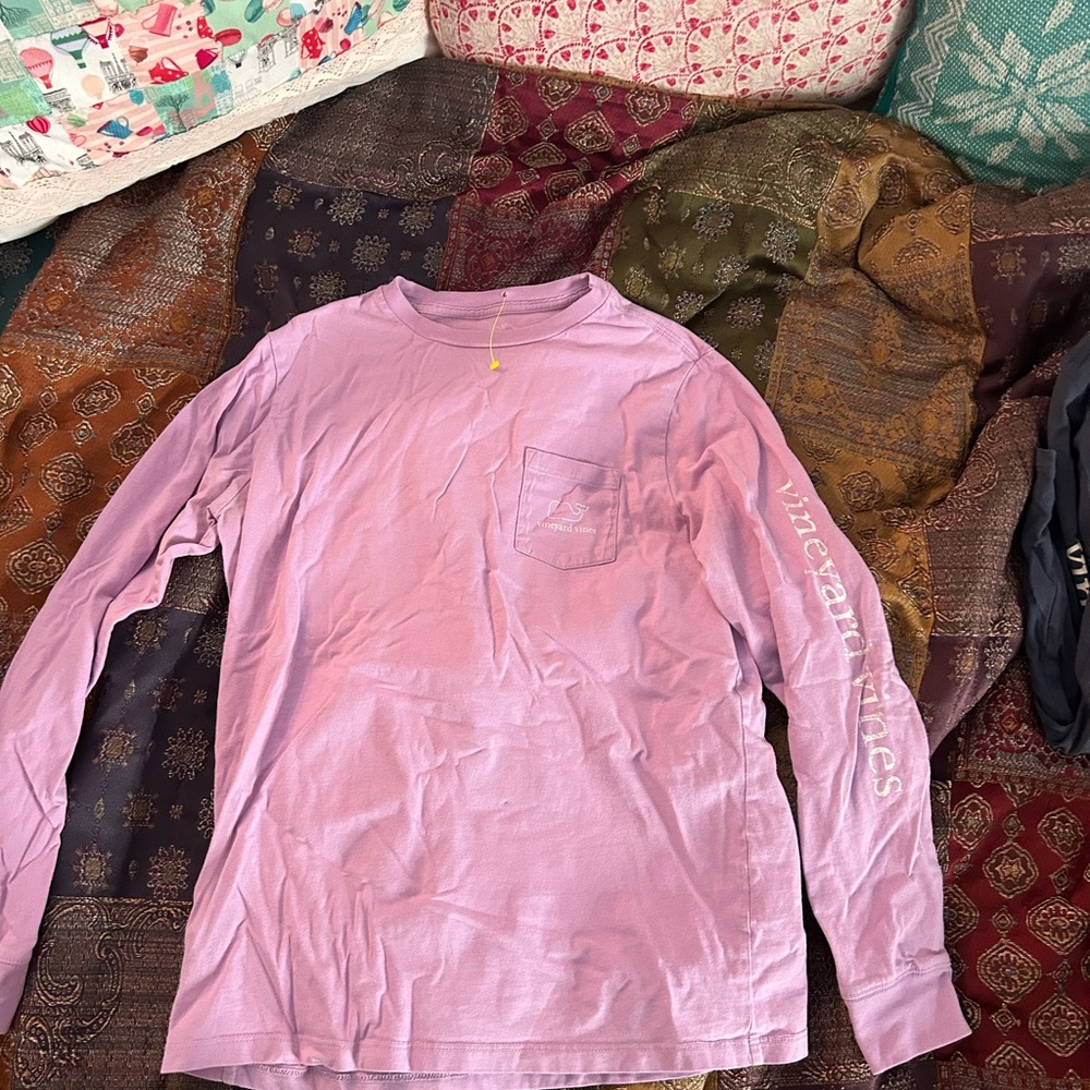Vineyard Vines Purple Long Sleeve Tee